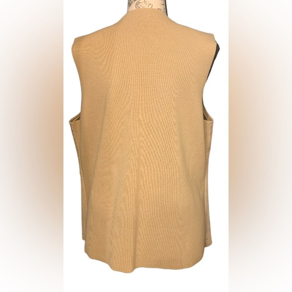 NWOT Vtg JH Collectibles Genuine Leather Suede Embroidered Vest - Picture 3 of 10